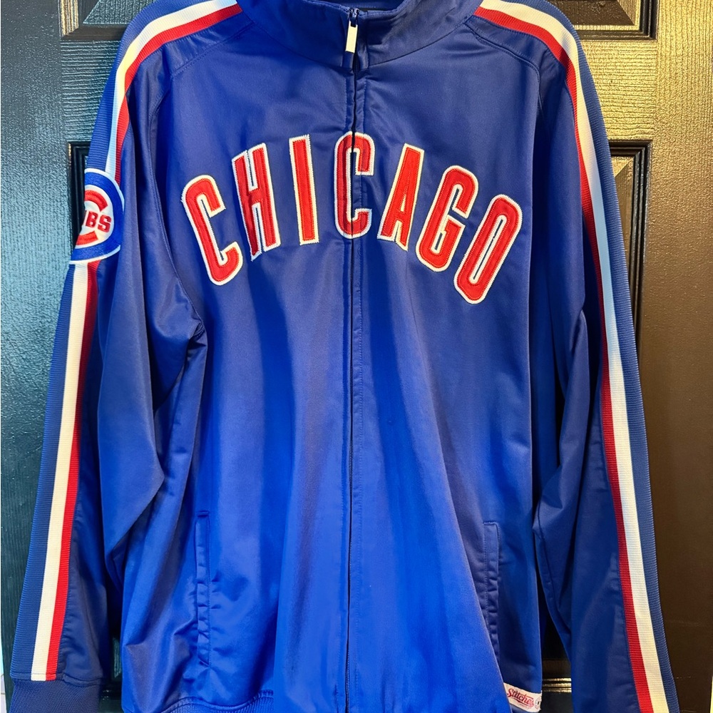 Stitches Chicago Cubs Jacket Men’s XL Like New Stitched Lettering